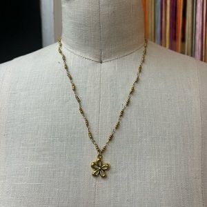 Gold Flower Necklace